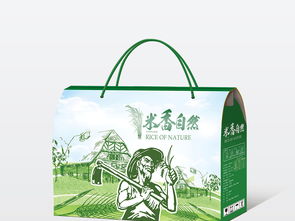 丰收季节大米包装设计包装盒图片 模板下载 五谷杂粮包装图大全 食品包装编号 18564006
